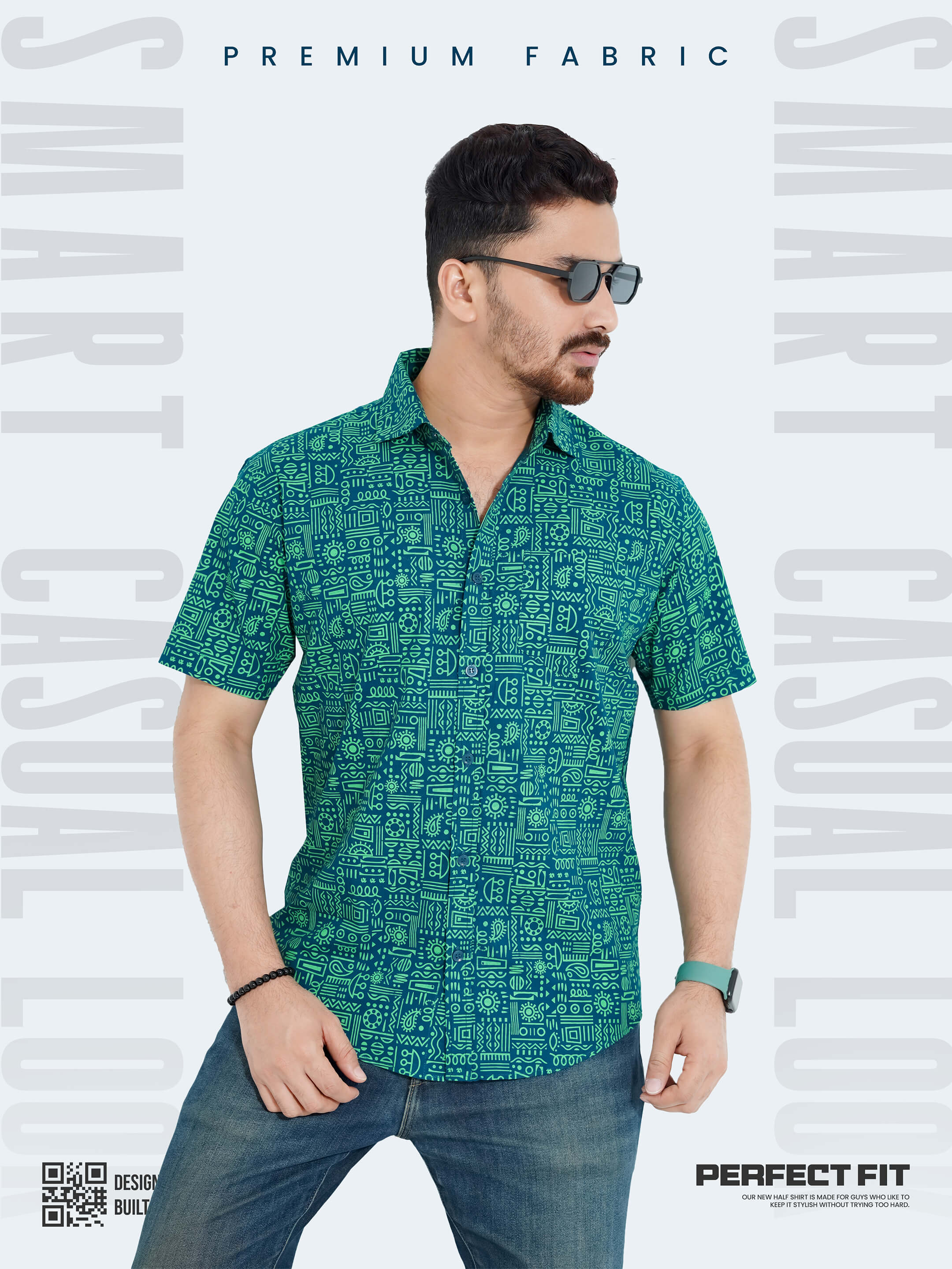 Premium Casual Half Shirt – Smart & Stylish Premium T-Shirts - FnF