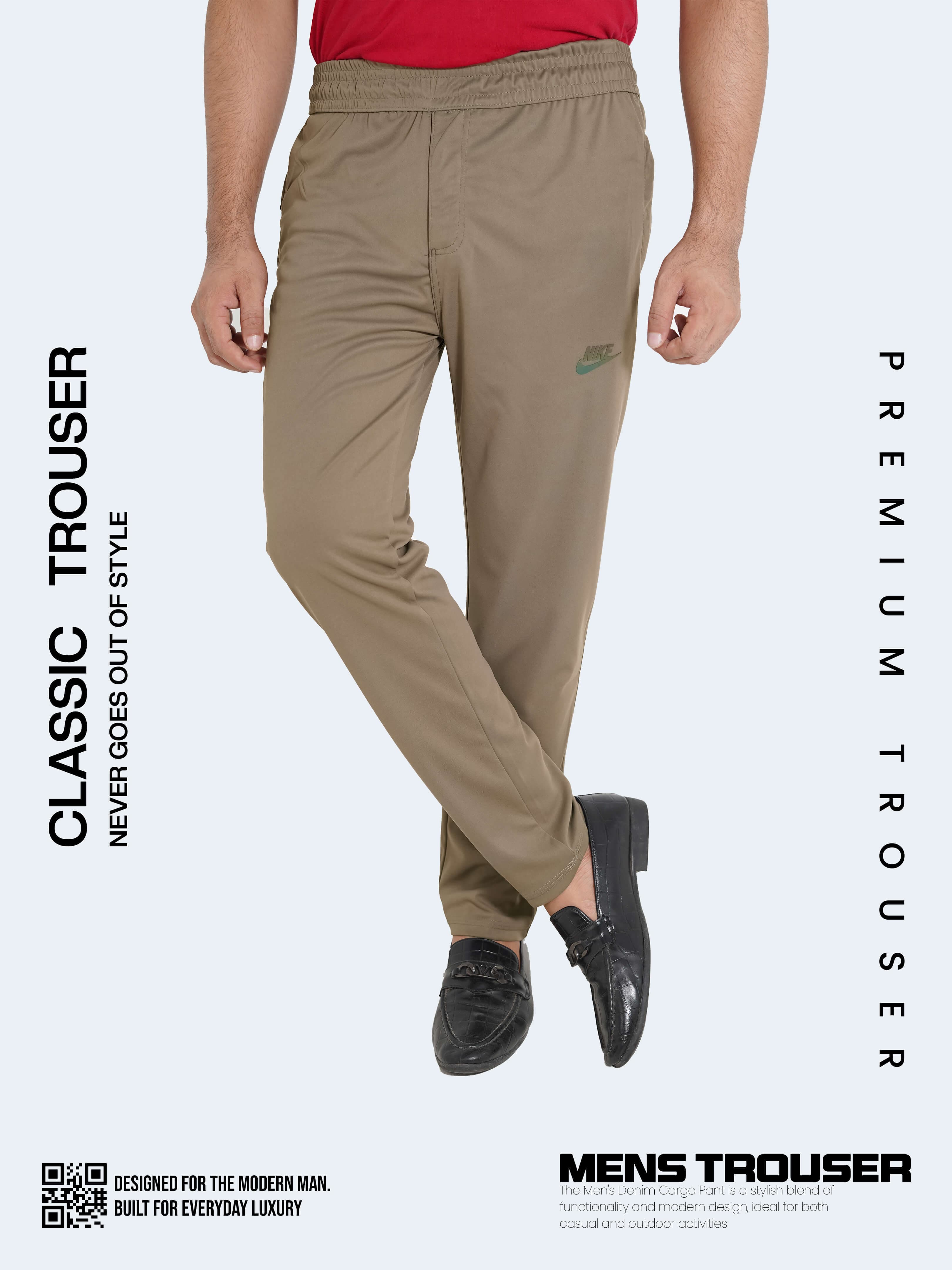 Relaxed Fit Smart Casual Trousers