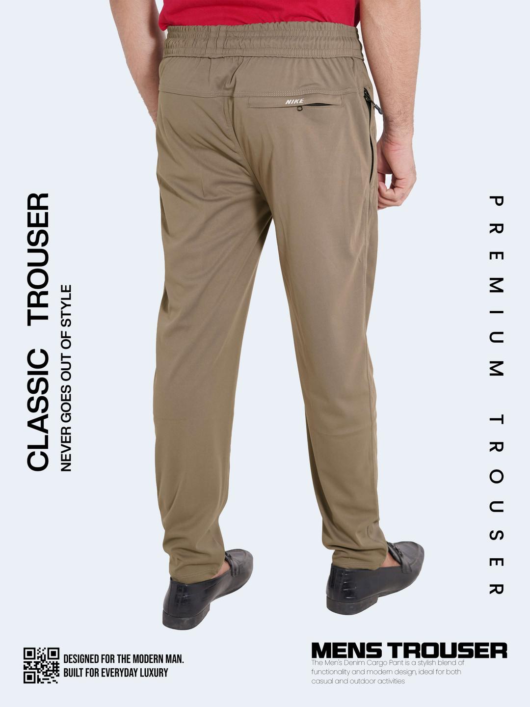 Relaxed Fit Smart Casual Trousers