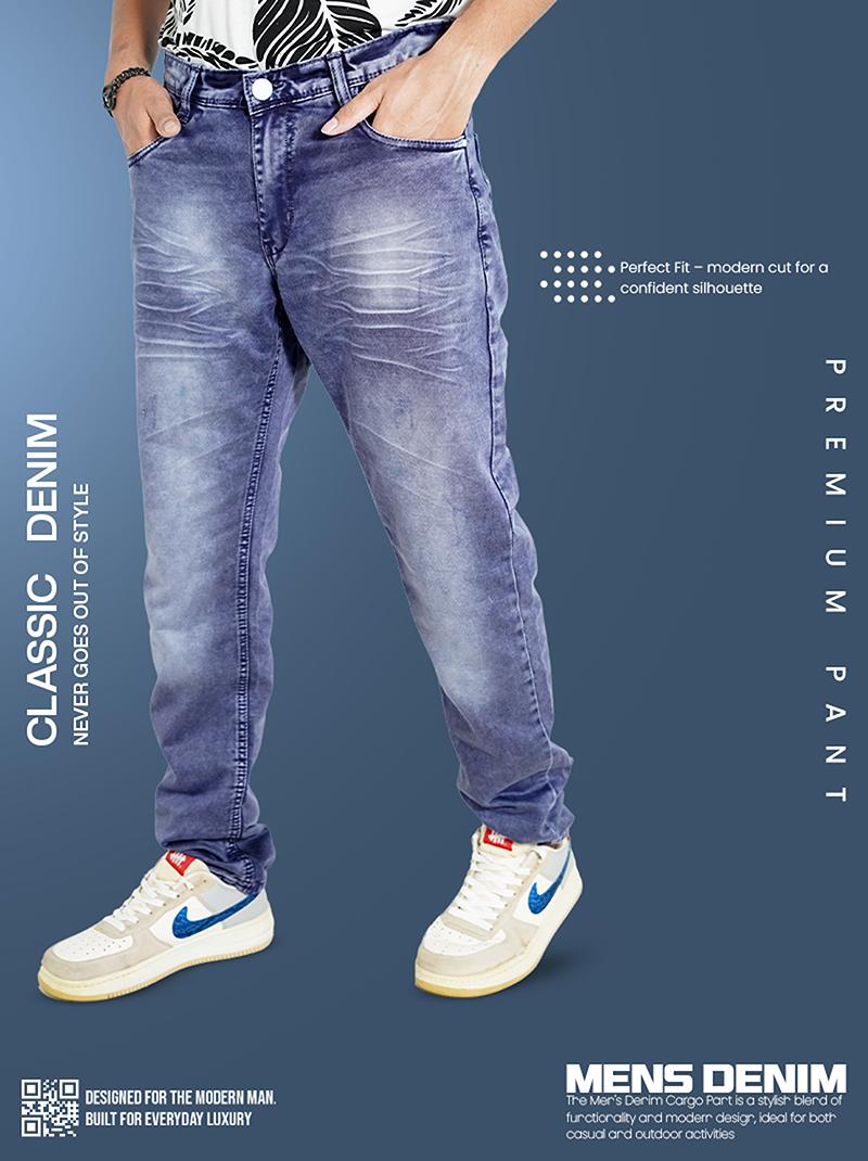 Denim Pants Light Ash Colors
