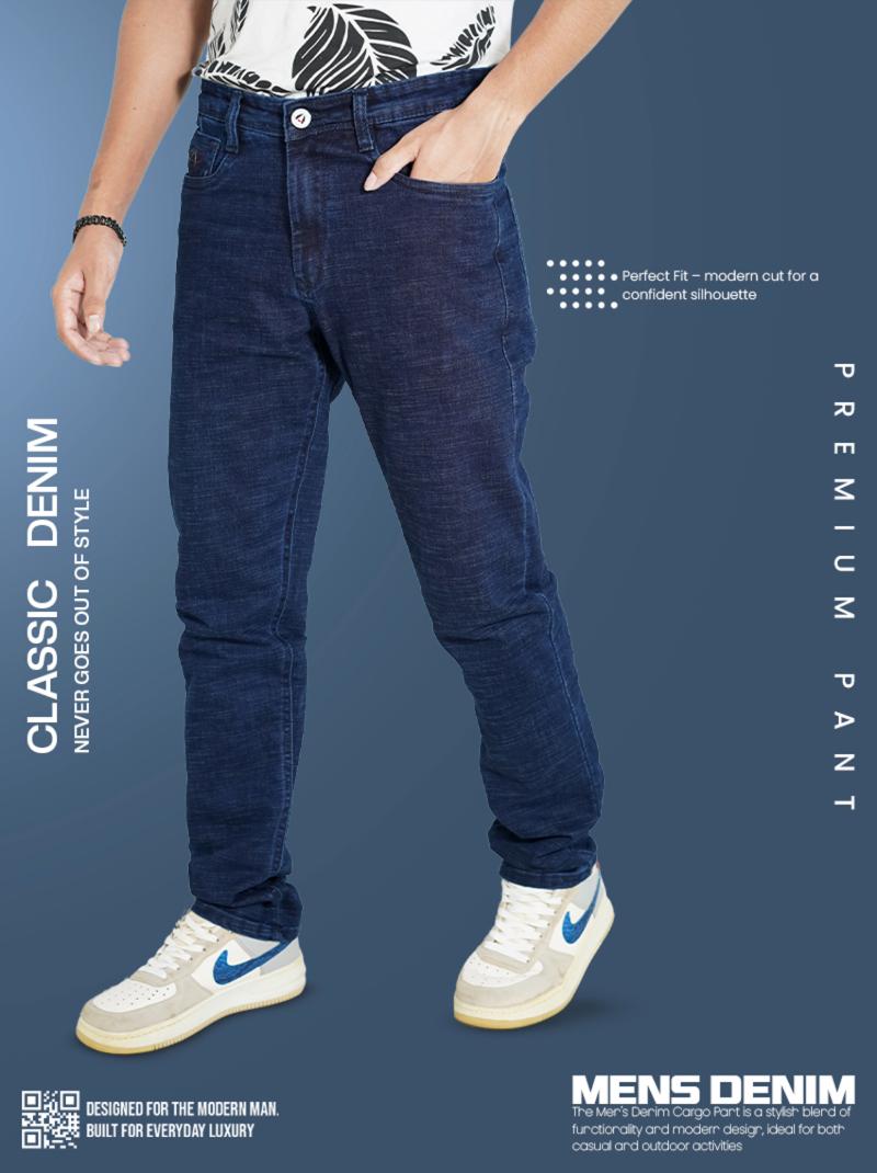 Denim Dark Bule jeans pant