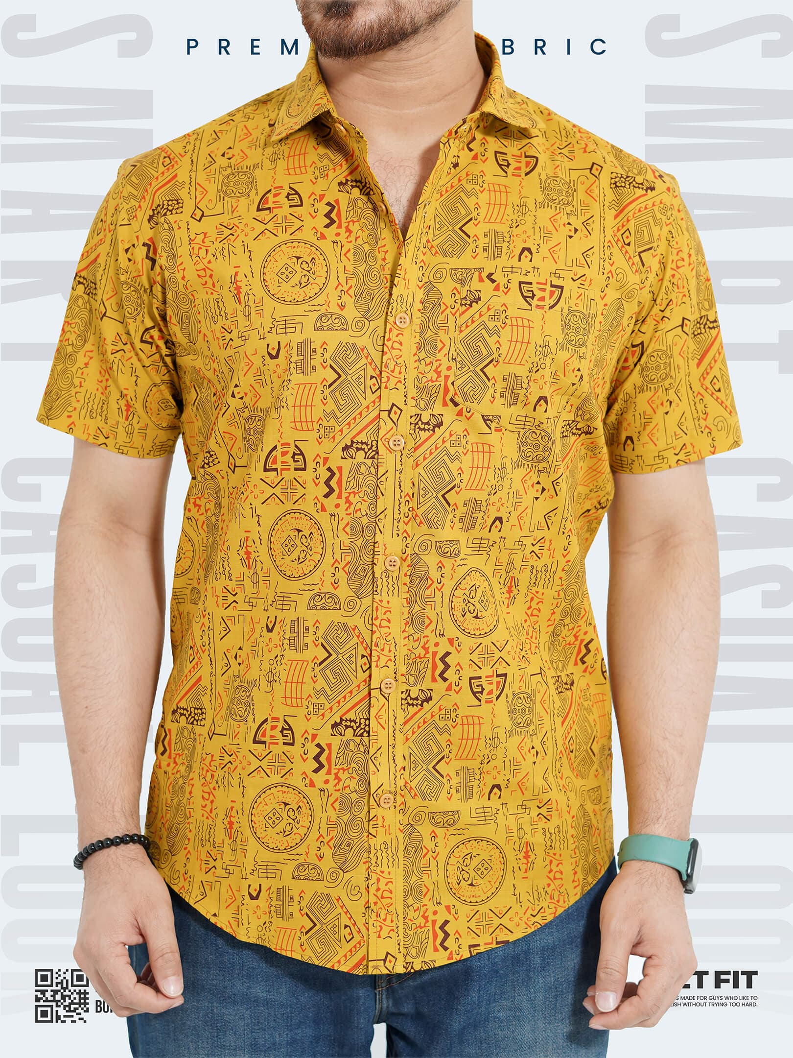 Urban Style Half Shirt – Cool & Comfortable