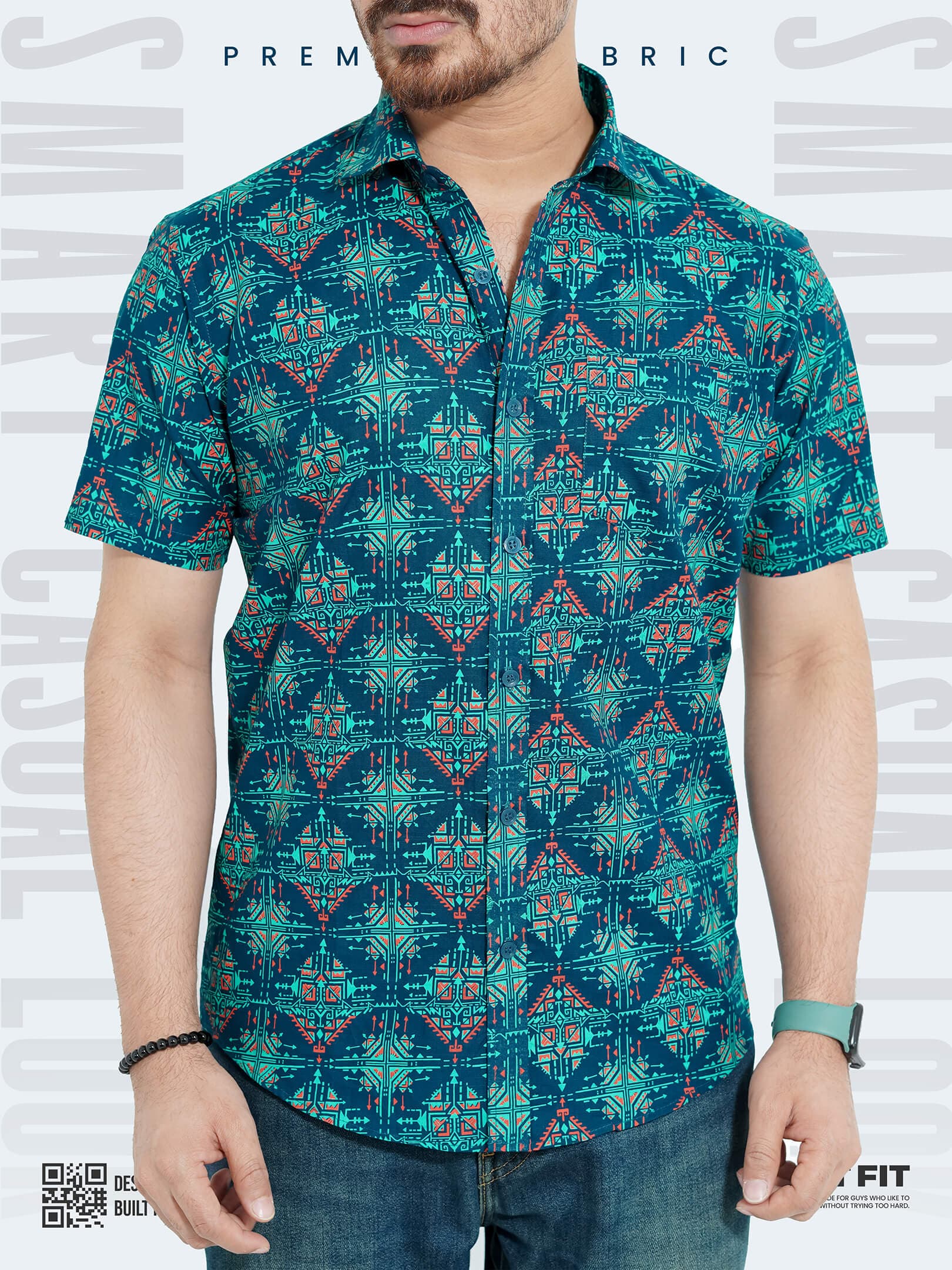 Classic Fit Half Sleeve Shirt – Everyday Comfort