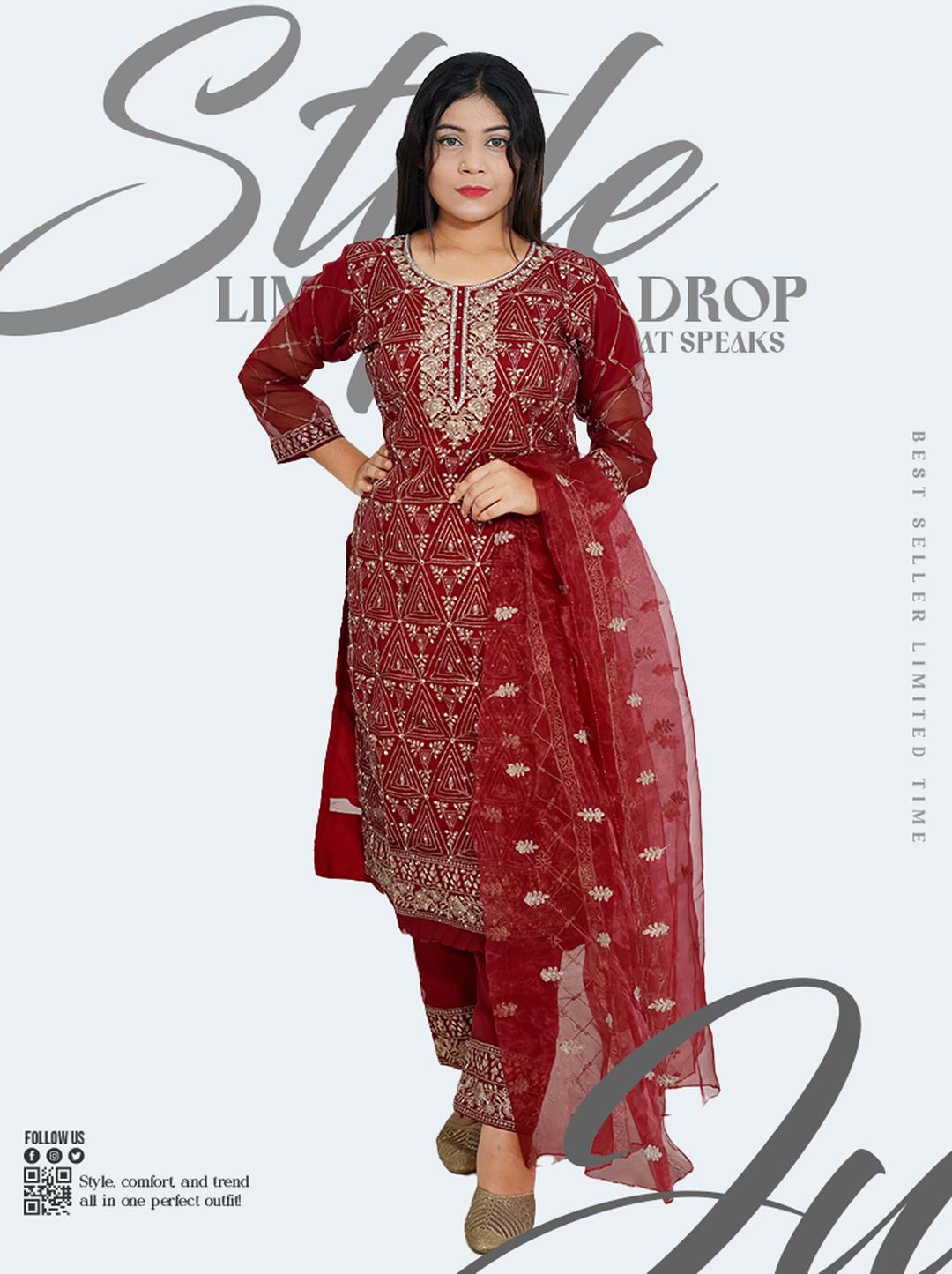 Trendy Three-Piece Set for a Stylish You
