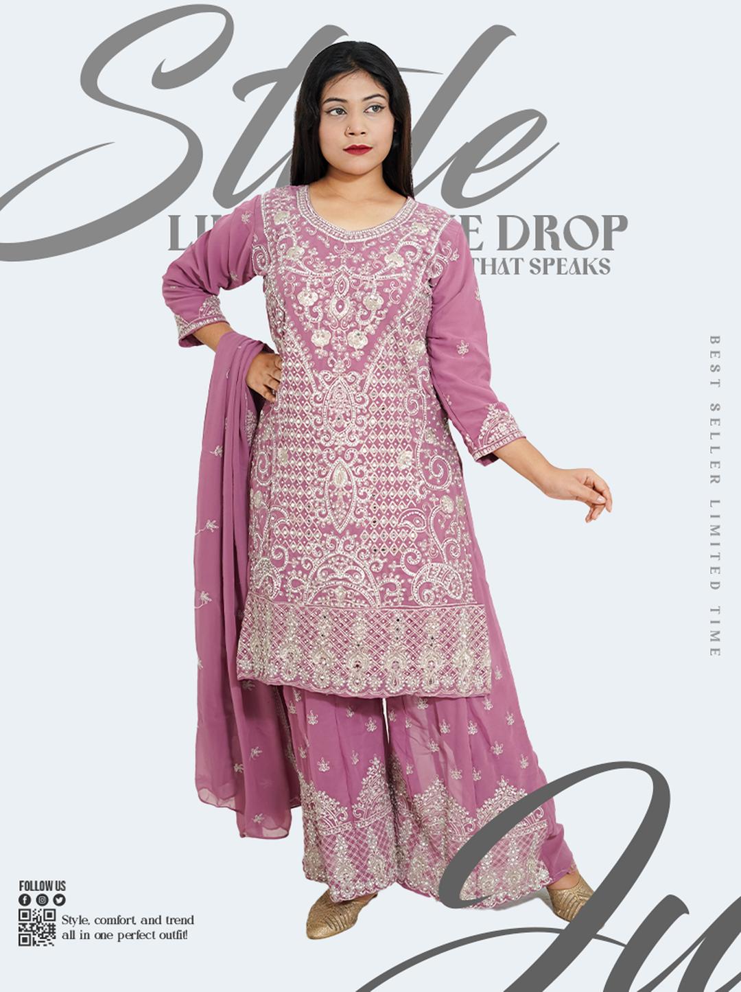 Glamorous Three-Piece Set