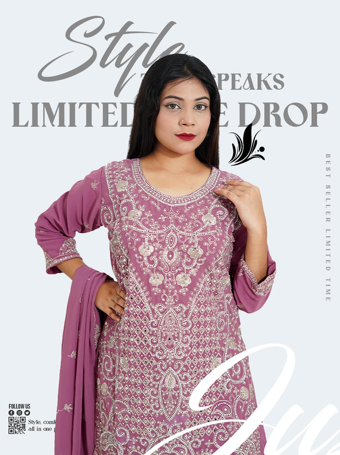 Glamorous Three-Piece Set