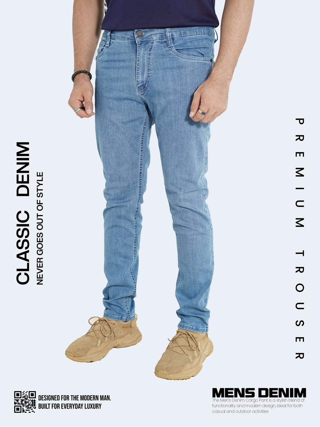 Comfort Meets Style Denim Pants