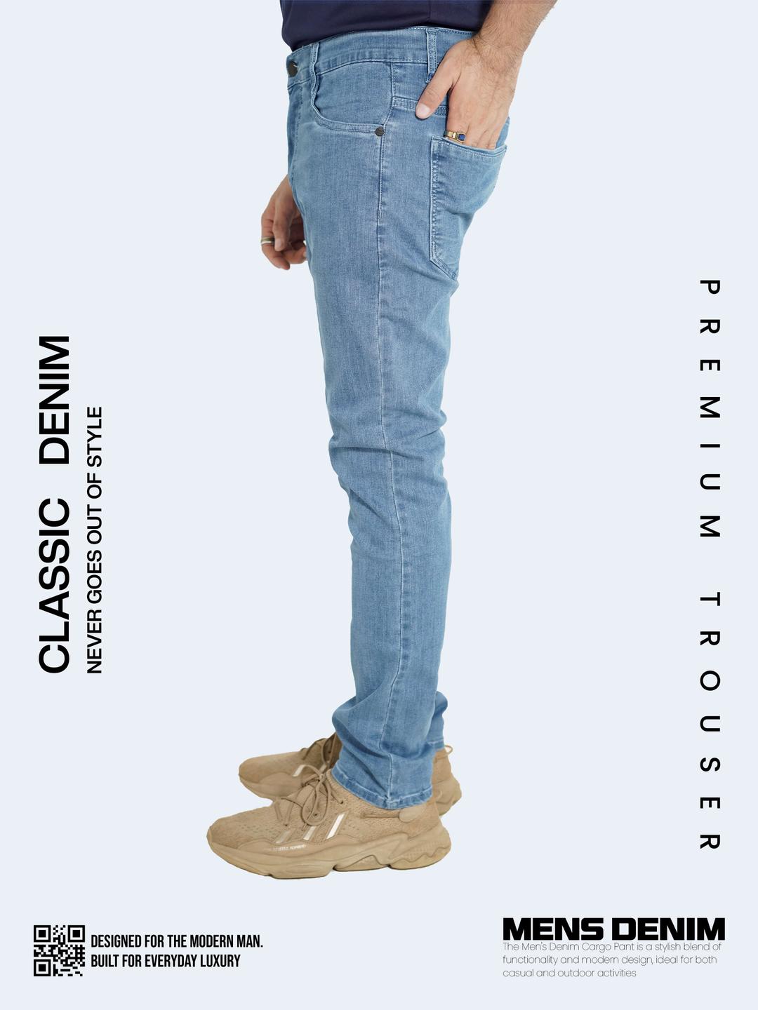 Comfort Meets Style Denim Pants