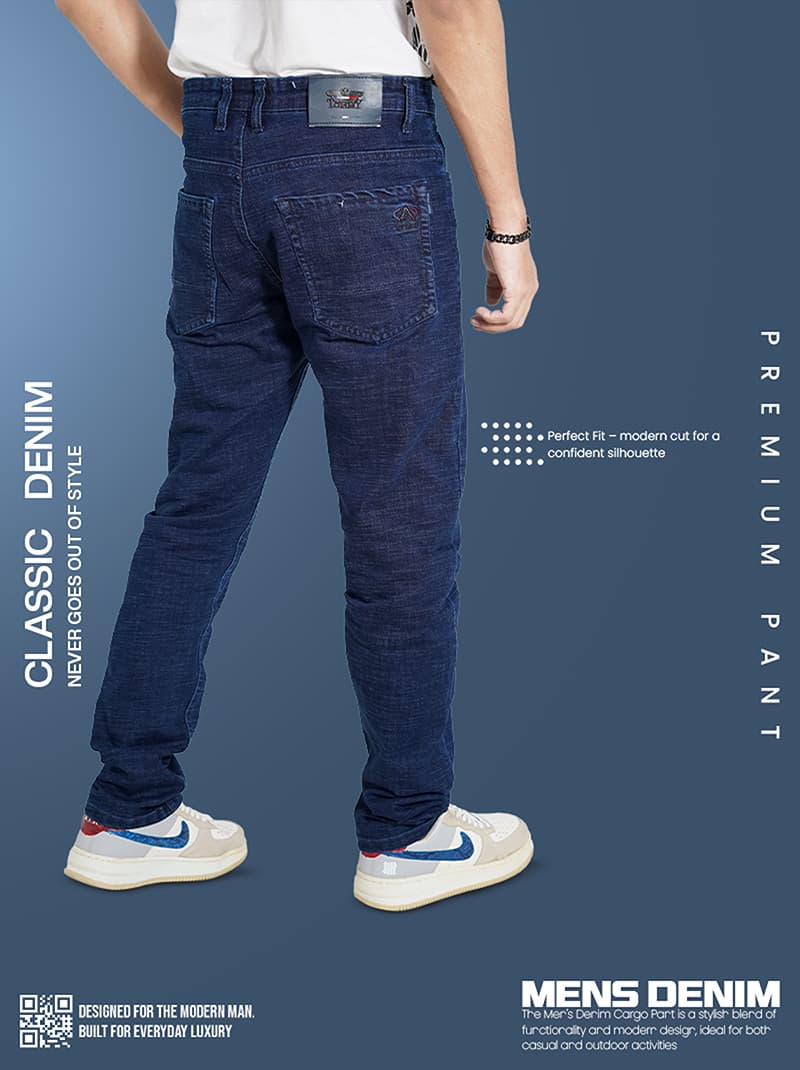 Denim Dark Bule jeans pant
