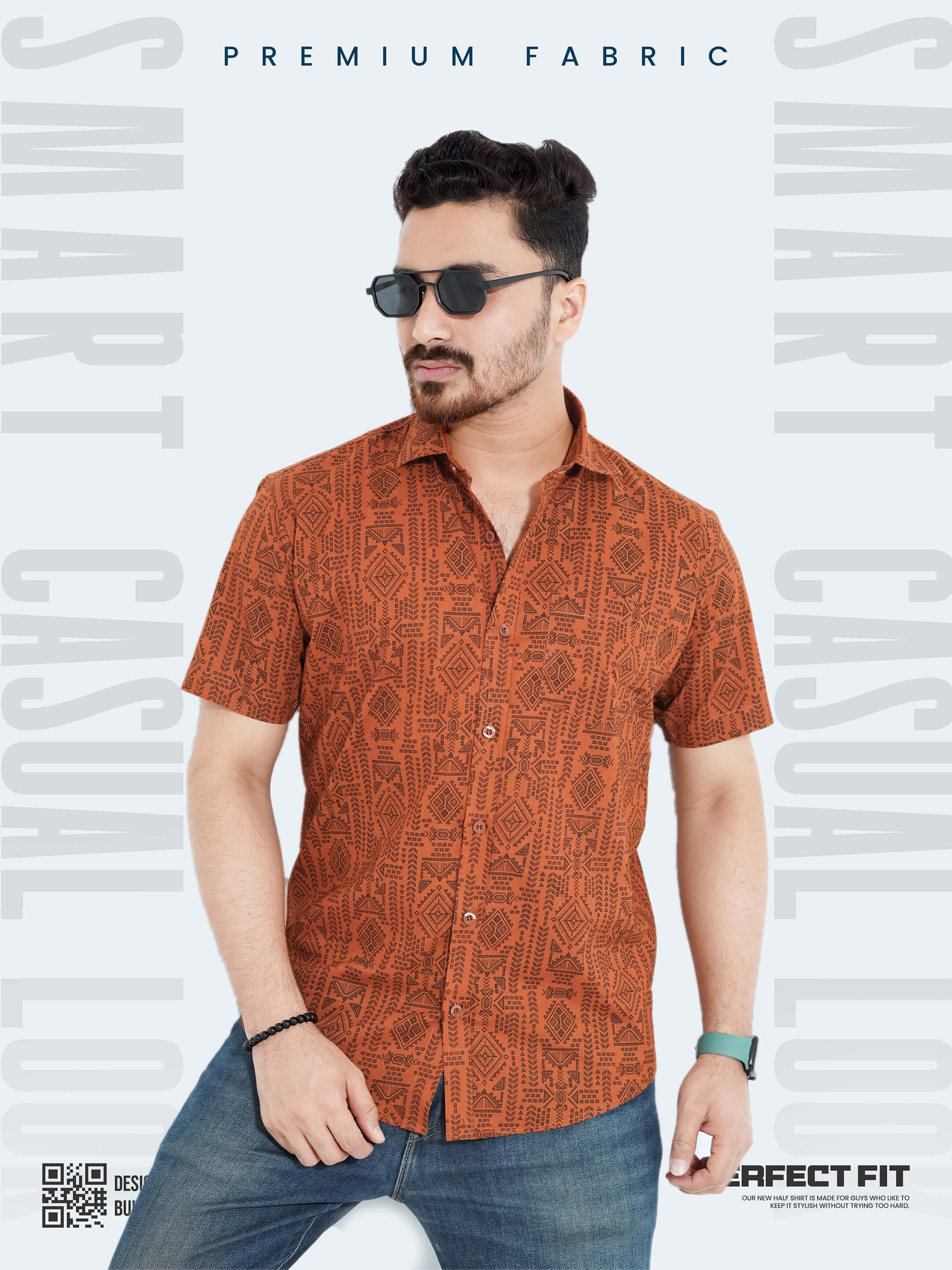 Smart Casual Half Shirt – Perfect for Any Day