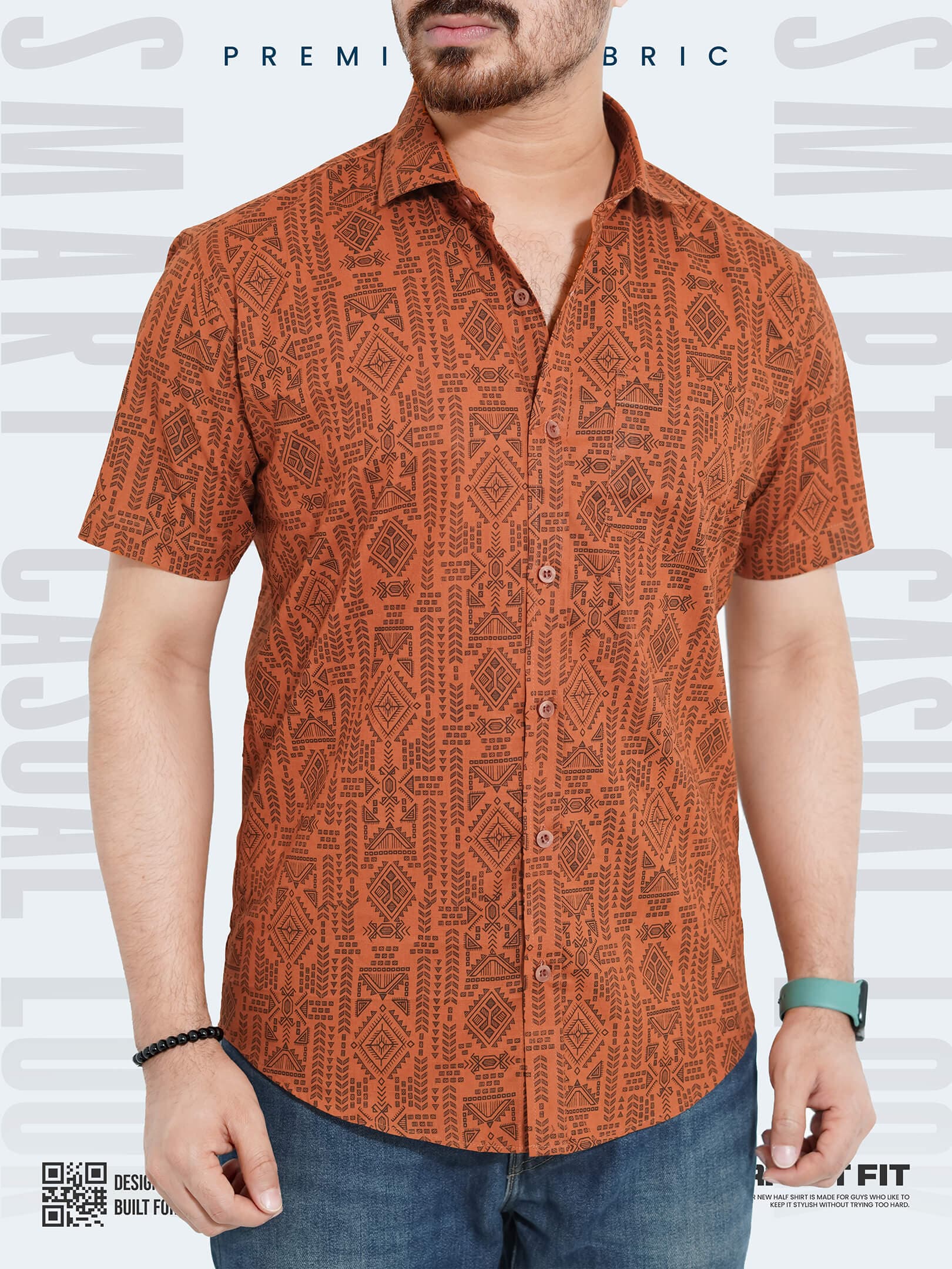 Smart Casual Half Shirt – Perfect for Any Day